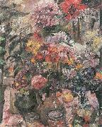 Lovis Corinth Stillleben mit Chrysanthemen und Amaryllis oil painting on canvas